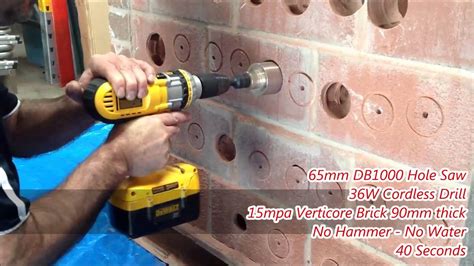 how to cut hole in brick wall for electrical box|100mm hole saw for brick.